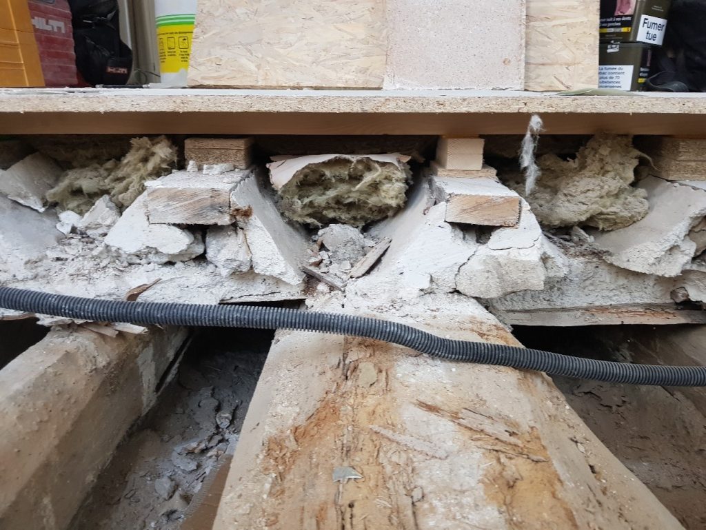 COMPLEXE DE PLANCHER EN ŒUVRE